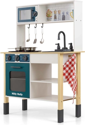 Cocina infantil de madera Milly Mally Astrid ocean