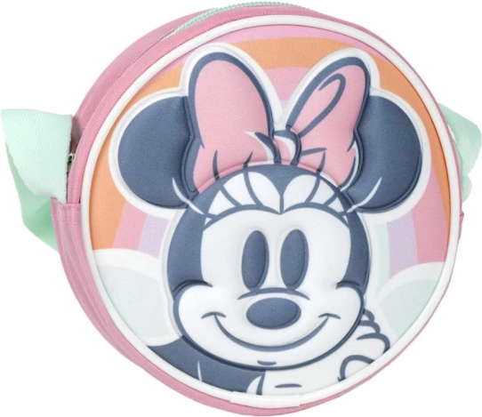 Bolso infantil bandolera Minnie con cremallera