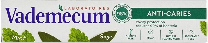 Pasta dental Vademecum Anti‑Caries 75 ml