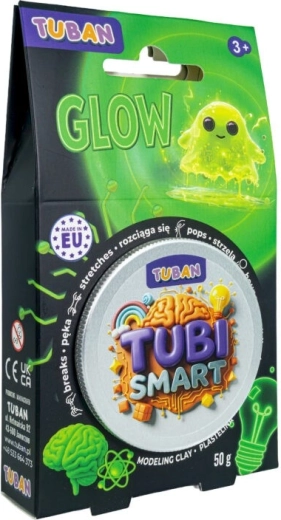 Plastilina Tubi Smart que brilla en la oscuridad 50 g