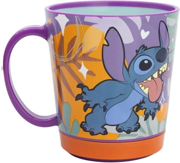 Vaso infantil de plástico seguro Stor Lilo y Stitch Smartgrip 410 ml - 1 pieza