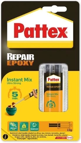 Adhesivo epoxi 11 ml, 5 minutos PATTEX Repair Uni