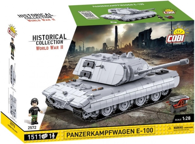 Kit de construcción del tanque Panzerkampfwagen E‑100 1:28