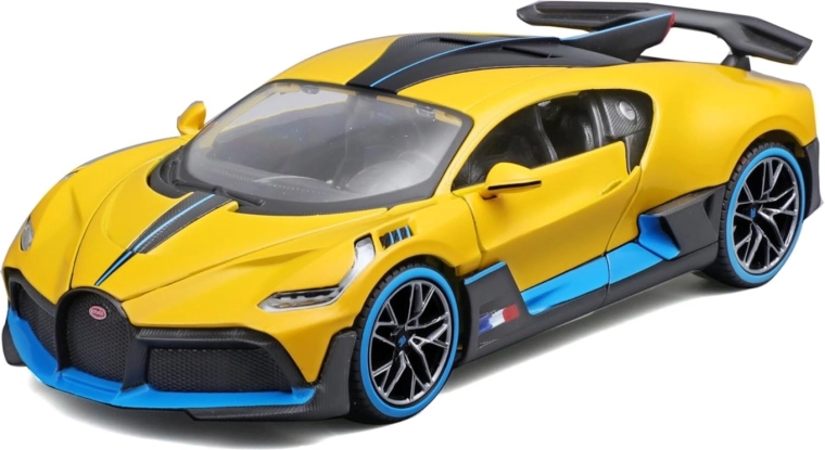 Modelo de coche BUGATTI Divo 1:24 amarillo