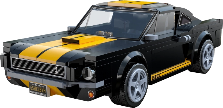 Fiel modelo de un muscle car clásico