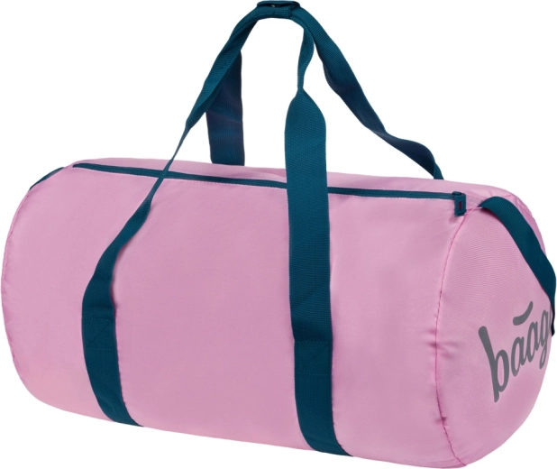 Bolsa deportiva plegable BAAGL Hoop Rose de material reciclado
