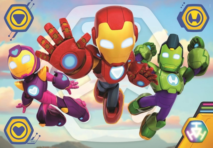 Puzzle Clementoni Iron Man y sus increíbles amigos MAXI 60 piezas