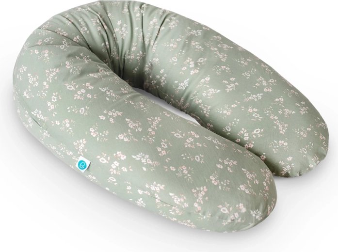 Almohada de lactancia y embarazo Ceba Cebuška Multi Green Meadow 190 cm