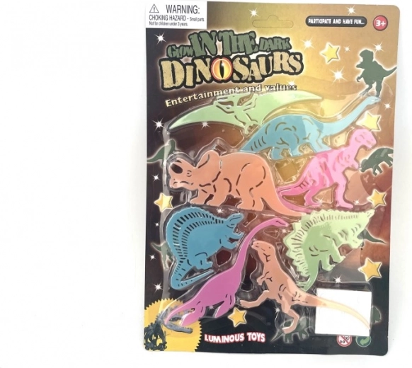Dinosaurios que brillan en la oscuridad – decoración luminosa y juguete para niños