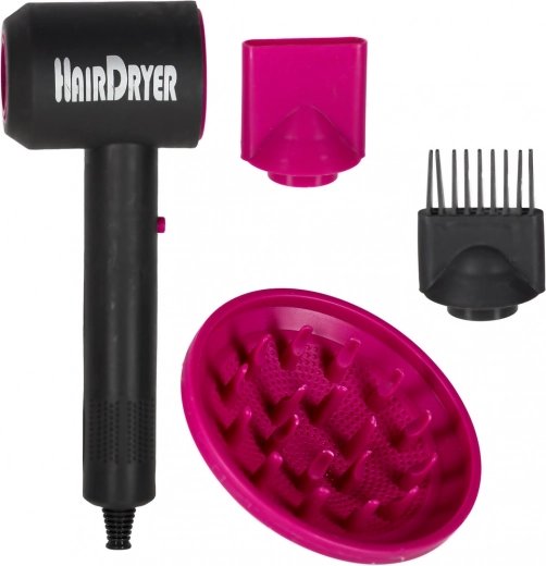 Secador con tres boquillas y sonidos realistas