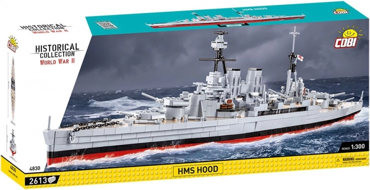Kit de construcción del barco HMS Hood 1:300