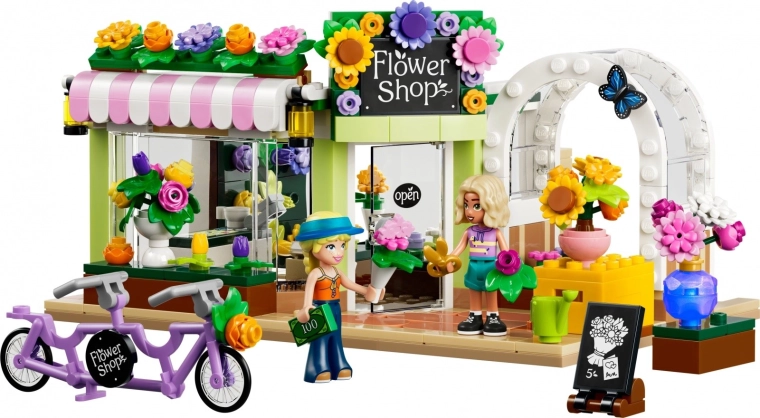 Floristería llena de detalles para jugar a la tienda