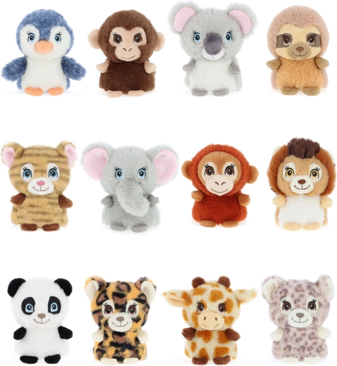 Keeleco mini mundo adoptable – peluche 10 cm (mix de 12 tipos)