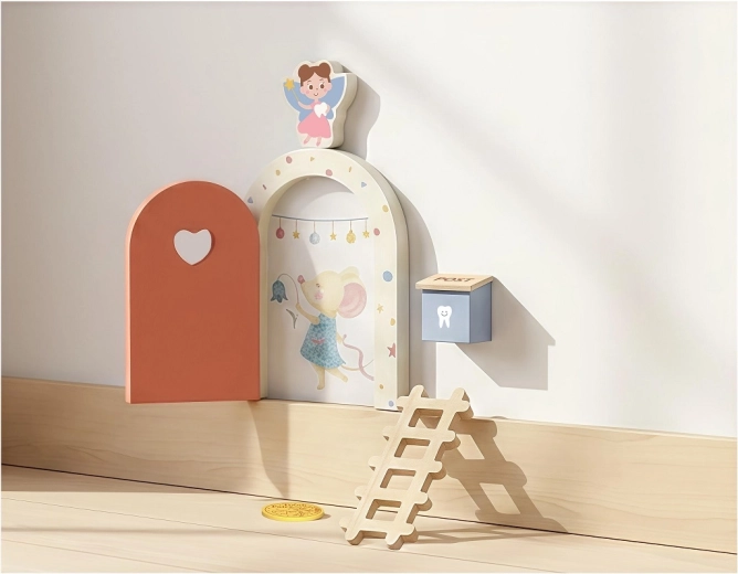 Decoración en tonos pastel para la habitación infantil