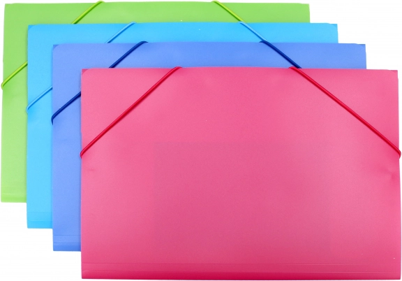 Carpeta de colores con goma elástica