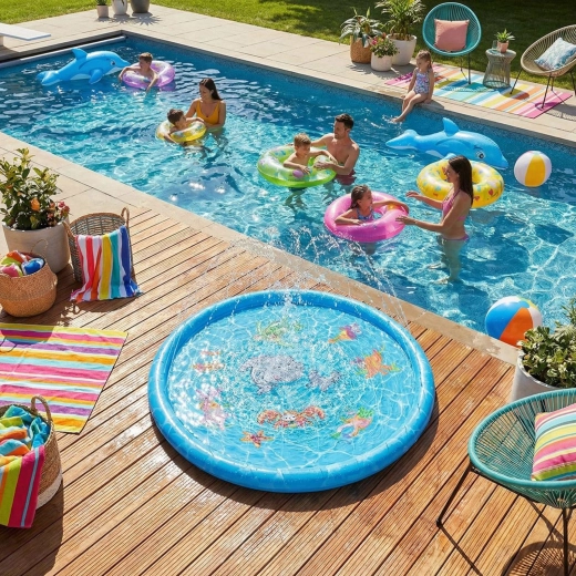 Superficie blanda para juegos de agua