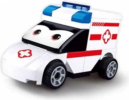 Cochecito de cuerda Sluban Ambulancia con ojos