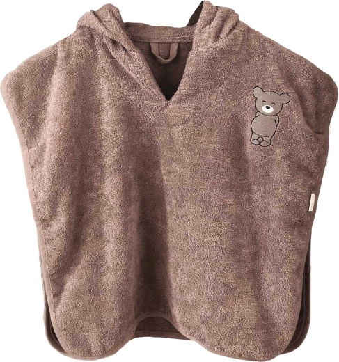 Petú Petú poncho infantil con capucha Celsa teddy