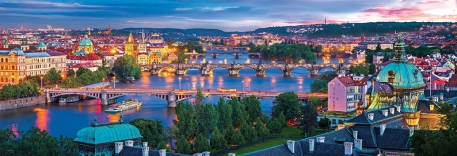 Puzzle panorámico EUROGRAPHICS Praga, República Checa – 1000 piezas