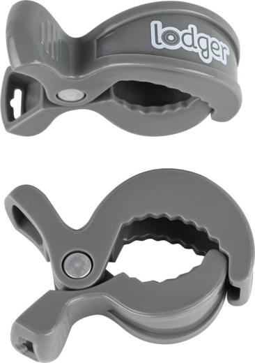 Lodger clips para arrullo Swaddle Clip Carbon (2 uds)
