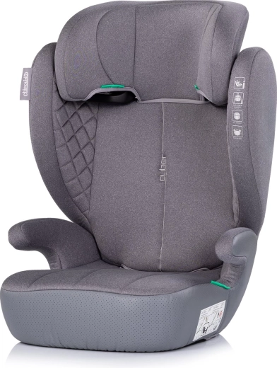 Silla de coche Chipolino Cyber i-Size 100–150 cm platinum