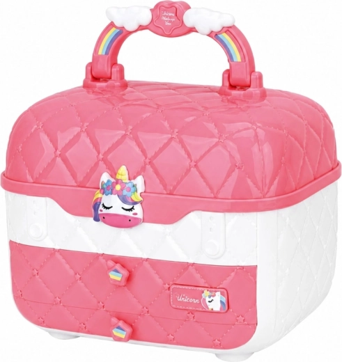 Adorable motivo de unicornio y fácil de transportar