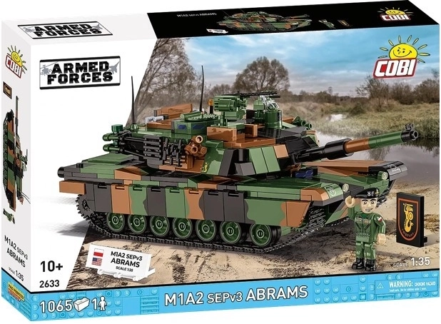 Maqueta de tanque M1A2 SEPv3 Abrams 1:35 (1069 piezas)