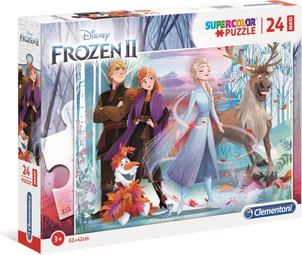 Puzle 24 piezas Maxi Super Color Frozen 2