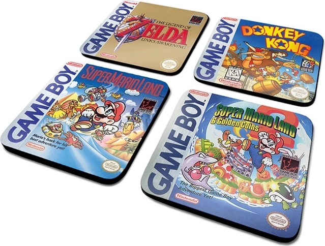 Set de posavasos Gameboy