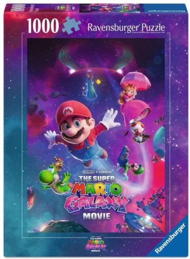 Puzzle Ravensburger Super Mario – película galáctica de 1000 piezas
