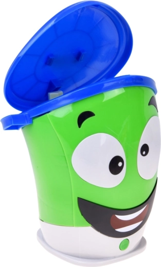 Diseño alegre con tapa abatible