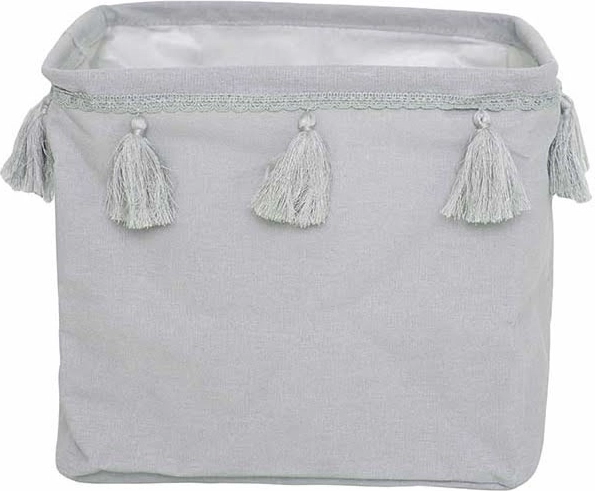 Jabadabado caja de almacenamiento gris pequeña