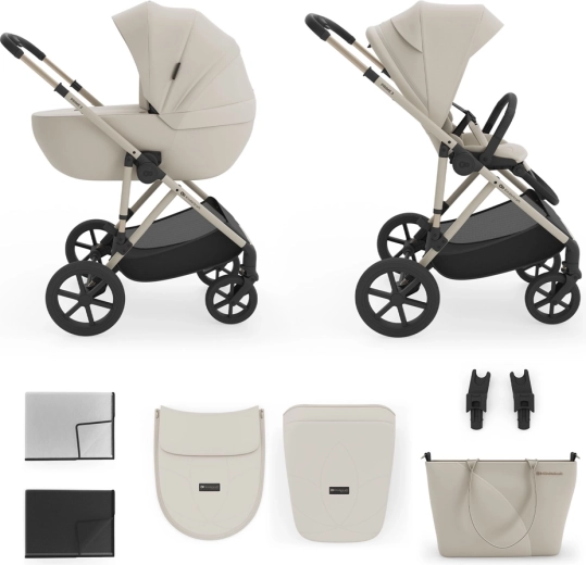 Cochecito combinado Kinderkraft 2 en 1 Prime 3 dark green