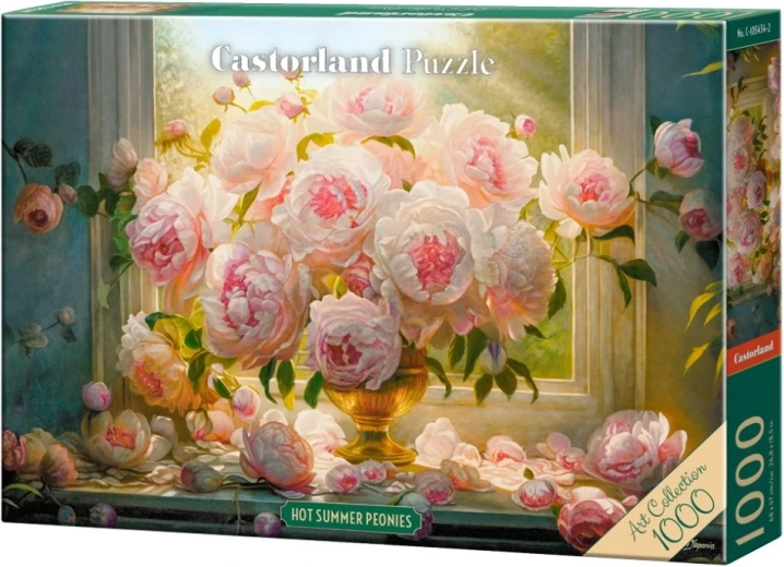 Puzzle Peonías de verano 1000 piezas – Castorland Art Collection