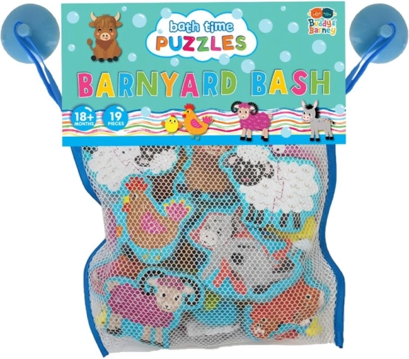Buddy & Barney pegatinas para el baño granja puzzle