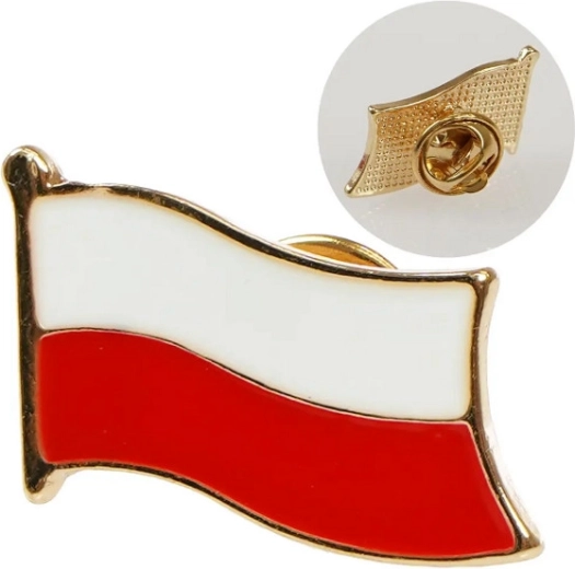 Insignia de solapa con bandera de Polonia