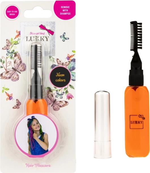 Máscara naranja para el cabello Lukky