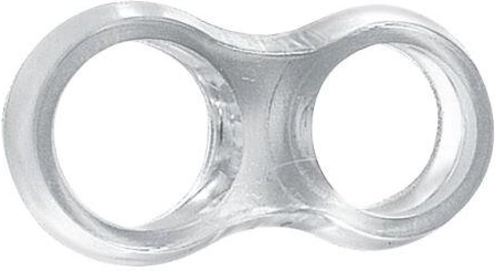Tope amortiguador para manija 42 × 15 mm, plástico, 4 uds.