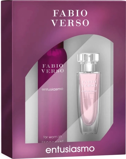 Set de regalo para mujeres BI-ES Fabio Verso Entusiasmo – agua de perfume 50 ml + desodorante 150 ml