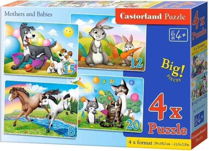 Puzzle Castorland Mamás animales y crías