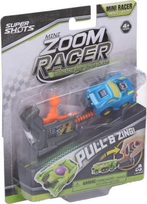Coche de carreras lanzador Mini Zoom 5 cm