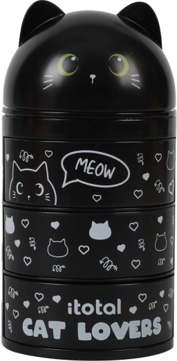 Organizador con cajones Gato negro