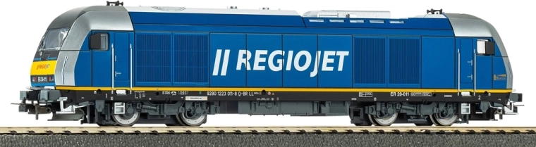 Piko locomotora diésel Herkules BR 223 Regiojet con decodificador de sonido, digital