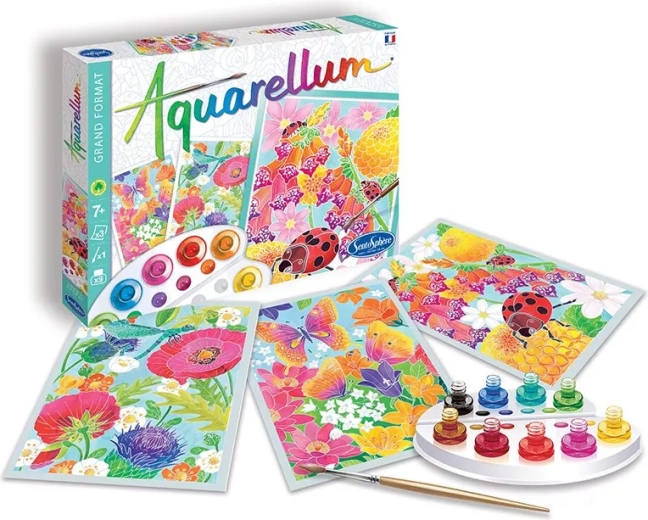 Sentosphere set de acuarelas Flores