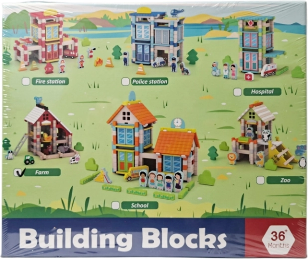 Construcción de madera: granja