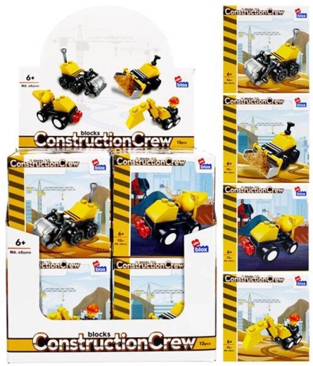 Set de construcción de maquinaria de obra – 4 variantes