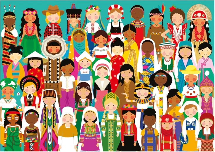 Puzzle Educa Chicas del mundo 300 piezas