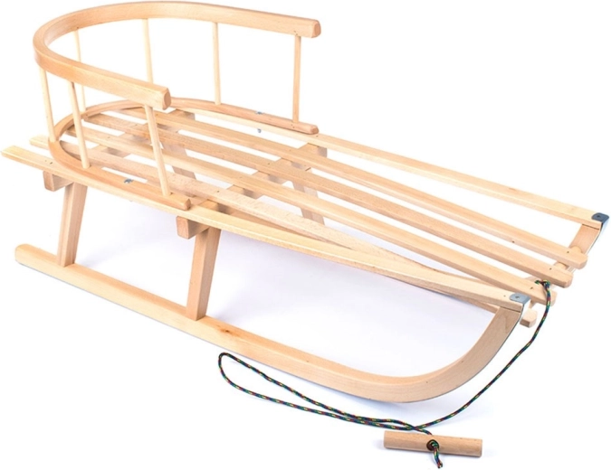 Cuerda de arrastre con asa de madera