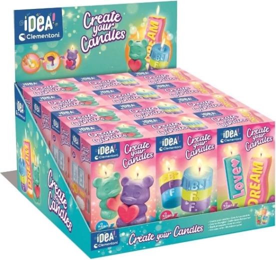 Mini fábrica de velas – kit creativo para fabricar 2 velas