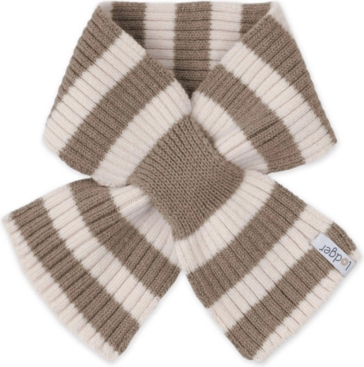 Bufanda infantil de merino Lodger stripe buffalo